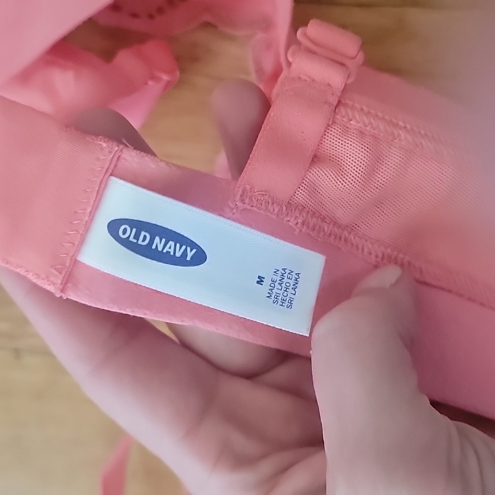 Old Navy bralette pink/coral M - Picture 5 of 5